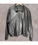 Reed Premium Leather Aviator Bomber Flight Jacket Black Color Reed Since... - $261.24