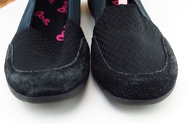 Skechers Women Size 7.5 M Black Walking Leather 49069 - £15.53 GBP