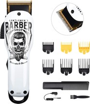 BESTBOMG Updated Professional Hair Clippers Cordless Hair Haircut Kit - £28.15 GBP