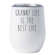 Granny Life The Best Life Tumbler 12oz Funny Mother Wine Glass Christmas Gift - £18.27 GBP