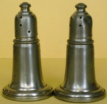 Vintage Pewter Salt &amp; Pepper Empire Pewter Weighted - £9.42 GBP