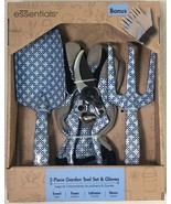Blues 3-piece Garden Tools Set Bonus Gloves Trowel Pruner Cultivator Gloves - $235.72 MXN