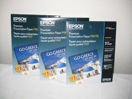 Epson America Inc. Products - Presentation Paper, Matte, 45 lb, 8-1/2&quot;x1... - $15.82