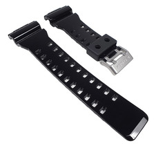  CASIO Original Black Rubber Watch Band Strap G-8900A-1 GA-110B-1A2 GA-110B-1A3 - £40.44 GBP