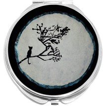 Cat on Tree Moon Compact with Mirrors - Perfect for your Pocket or Purse - £9.21 GBP