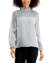 MSRP $50 Willow Drive Printed Ruffle-Trim Top Size XS - $22.77