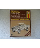 Haynes # 92075 Toyota Pick Ups 1979-1995 &amp; 4 Runner 1984-1995 Auto Repai... - £18.33 GBP