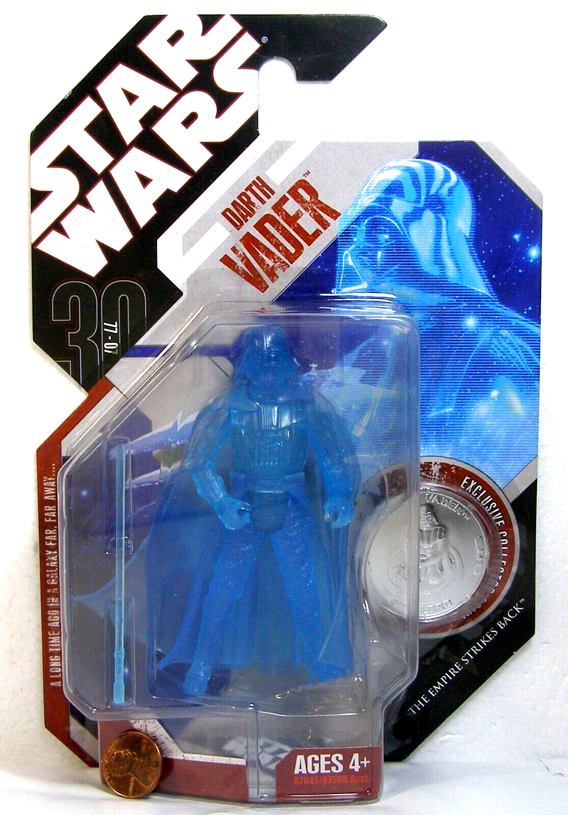 Hasbro Action F. Star Wars:The Empire Strikes Back Darth Vader Hologram #48 2007 - $14.95