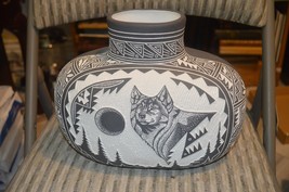 Large Rachel Aragon Native American Acoma Pottery 8.5” tall &amp; Wide, Ollas - £943.95 GBP