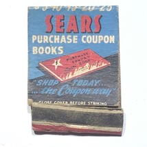 Sears Purchase Coupon Book Vintage 50s Advertising Matchbook Cover Matchbox - £7.82 GBP