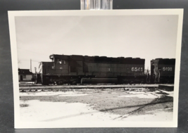Wisconsin Central Railroad WC #6541 locomotive Train B&amp;W Photograph - £7.46 GBP