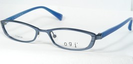 Ogi 5602 1007 Blue Eyeglasses Glasses Titanium Frame 49-17-122mm Japan (Notes) - £23.72 GBP