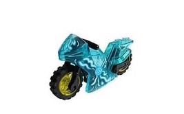 Gift Hobby Clear Teal Motorcycle Bike for Minifigure US - £3.53 GBP