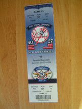 NY Yankees Full Tickets Vs. Toronto Blue Jays, Tampa Bay Rays, Detroit Tigers ST - £1.39 GBP