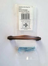 1617 Distressed Copper R.K. International CP DC 3&quot; Center Bow Rope Pull ... - £19.47 GBP
