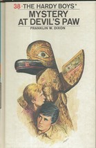 ORIGINAL Vintage 1973 Hardy Boys Hardcover Book Mystery at Devil&#39;s Paw #38 - £12.04 GBP