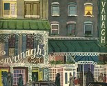 Cavanagh&#39;s Menu West 23rd Street New York City 1960&#39;s Eugene Karlin Cover - £58.20 GBP