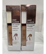 (2) ￼ Medium Honey M3–4 Flower Light Illusion Full Coverage Concealer Co... - $9.56 CAD
