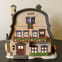 Dept 56 Metterniche Wurst (Sausage Shop) Alpine Village Lighted Building - 1992 - £31.65 GBP