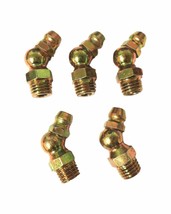 Big A 3-607000 Hydraulic Grease Brass Fittings 1/8 Pipe x 27/32 Lot Of 5... - $12.75
