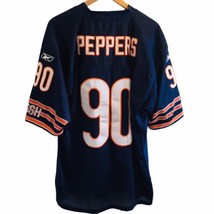 Reebok On Field NFL Chicago Bears Julius Peppers 90 Blue Jersey 52 STITCHED - £45.38 GBP