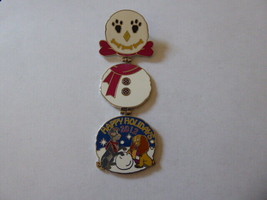 Disney Trading Pins 93442 WDW - 2012 Happy Holidays Snowman - Tramp and Lady - £36.70 GBP