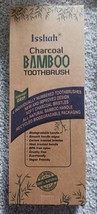 Isshah Biodegradable Eco Friendly Natural Bamboo Charcoal Toothbrushes Pack of 4 - £7.23 GBP