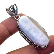 Blue Opal Vintage Style Gemstone Handmade Fashion Pendant Jewelry 2.10&quot; SA 1144 - £5.18 GBP