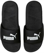 PUMA Cool Cat 2.0 Men’s Slides Black Sandals Comfy Adult Size US 10/EUR ... - $32.01 CAD