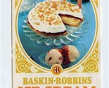 Baskin Robbins 1977 Ice Cream Show Off Prize Winning Recipes Brochure  - £9.34 GBP