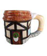 Vtg Applause Holiday English Tudor Cottage Themed Ceramic Mug Christmas ... - $18.00