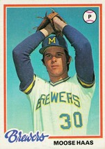 1978 Topps Moose Haas 649 Brewers - £0.99 GBP