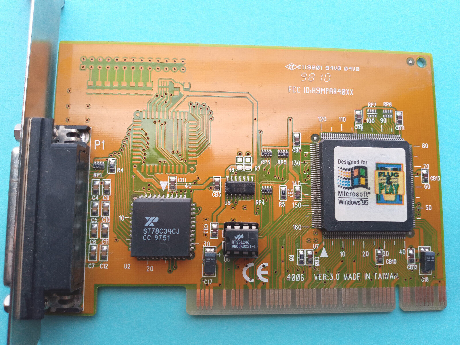 Vintage  25DB Serial Card ST78C34CJ PCI Slot - $15.00