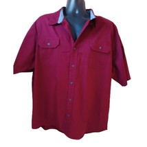 Wranglers Men&#39;s Size 2XL Button Down Comfort Flex Shirt - $14.03