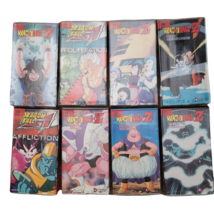 Dragon Ball Z DBZ - Lot of 8 Vintage VHS Affliction Garlic JR Frieza Majin MORE! - £31.96 GBP