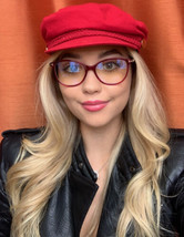 Tom Ford Women&#39;s Eyeglasses Frame TF 557675 54mm 54-16-140 Magenta Cat Eye  - $189.99