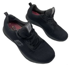 Skechers women’s size 8 slippery sisters relaxed fit black 77210 sneakers - £15.90 GBP