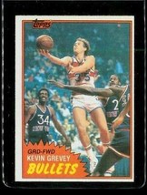 Vintage 1980-81 TOPPS Basketball Card #96 KEVIN GREVEY Washington Bullets - £3.82 GBP