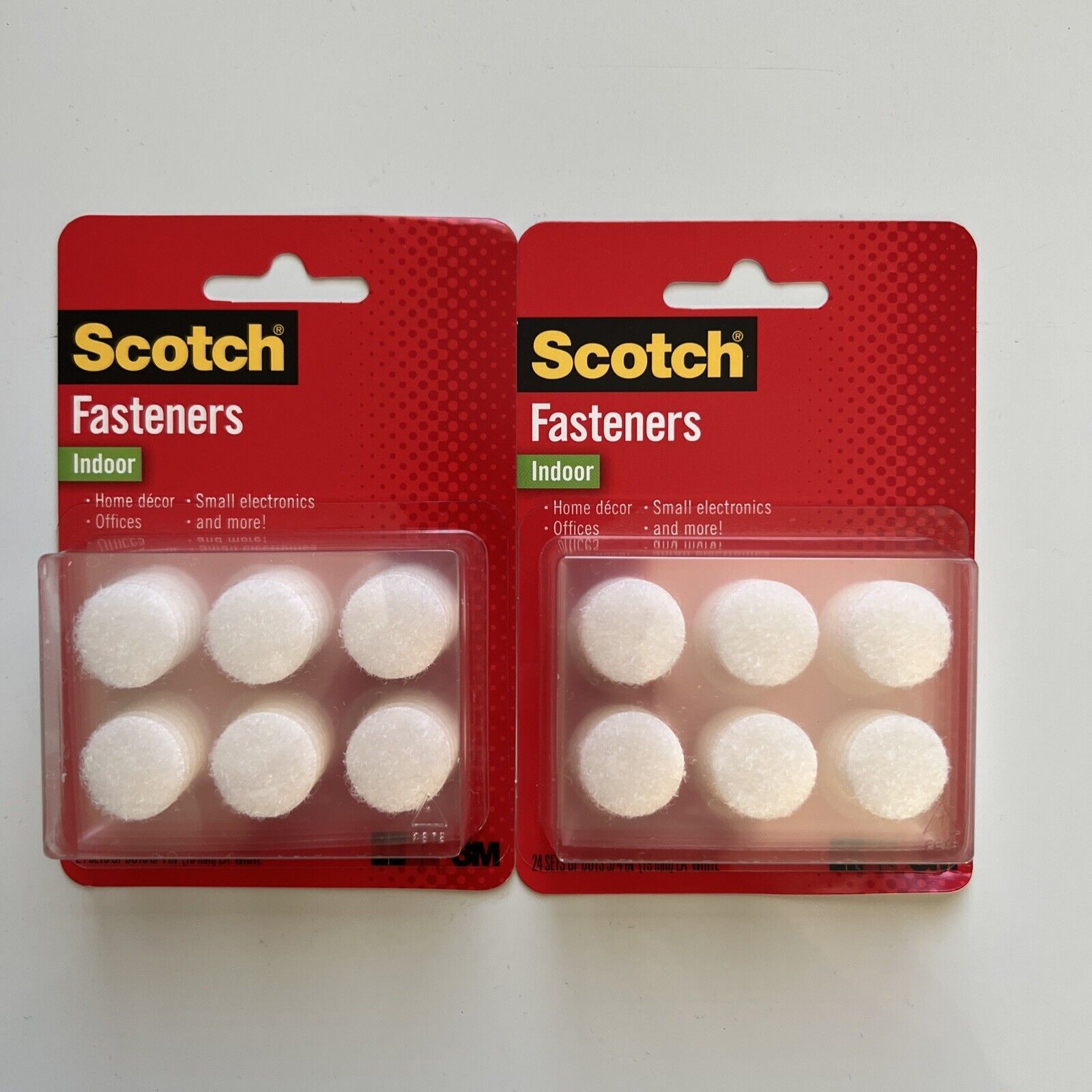 Scotch Reclosable Fasteners 24 Pack (3/4" diameter) Item No. RF7170X - 2 Pack - £8.58 GBP