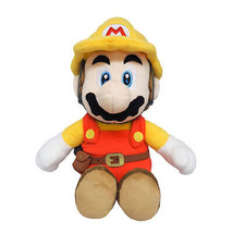 Super Mario Bros. Builder Mario 10&quot; Plush Toy Multi-Color - £27.34 GBP