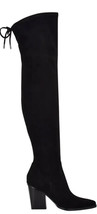 Marc Fisher Okun Over the Knee Boot Black Faux Suede US 10 New $249 - $59.36