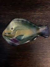 Fish trinket dish 5 1/2 inch long and 3 inches wide and 1 inch tall - £10.41 GBP