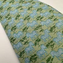 HERMES-PARIS 100% Silk Mens Tie Zebra on the Savanna - $62.89