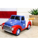 Patriotic American Flag Rustic Vintage Pickup Truck Cigarette Ashtray Fi... - $28.45 CAD