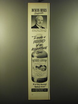 1950 Southern Comfort Ad - Duncan Hines Suggests To make a Friend - £14.61 GBP