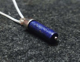 Lapis Lazuli Collier Pendentif Argent Sterling Naturel Bleu - £39.55 GBP+