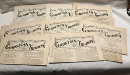 16 Vintage Rare Monthly Of &quot;Christialn Triumph&quot;, Guthrie, Ok, 1931-1933 - £71.11 GBP