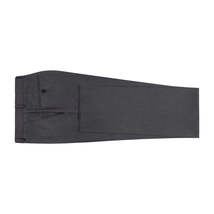 Men Renoir Flat Front Suit Separate Pants Slim Fit Soft Feel 202-1 Charcoal image 4