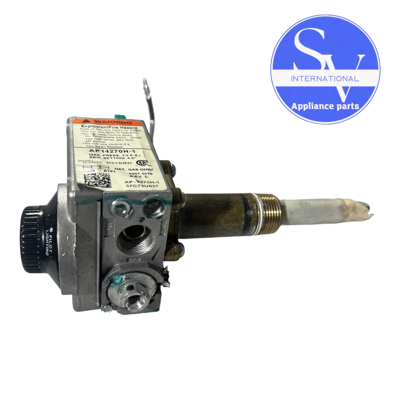 White Rodgers Water Heater Gas Control Valve 37C73U-837 37C73U837 AP14270H-1 Item image 4