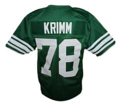Krimm #78 Necessary Roughness Texas State New Men Football Jersey Green Any Size image 2